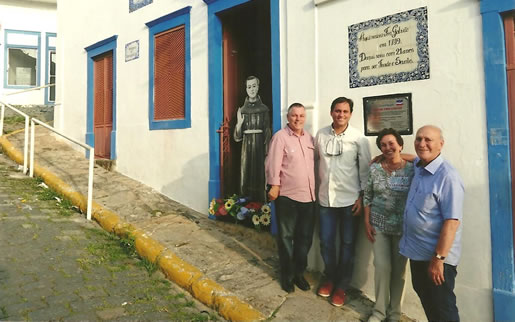 Visita ilustre: João Pita Canettieri, Paulo Sérgio Niemayer e Cristiane de Camargo Barros