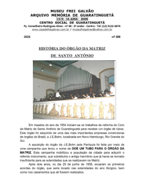 Capa da monografia