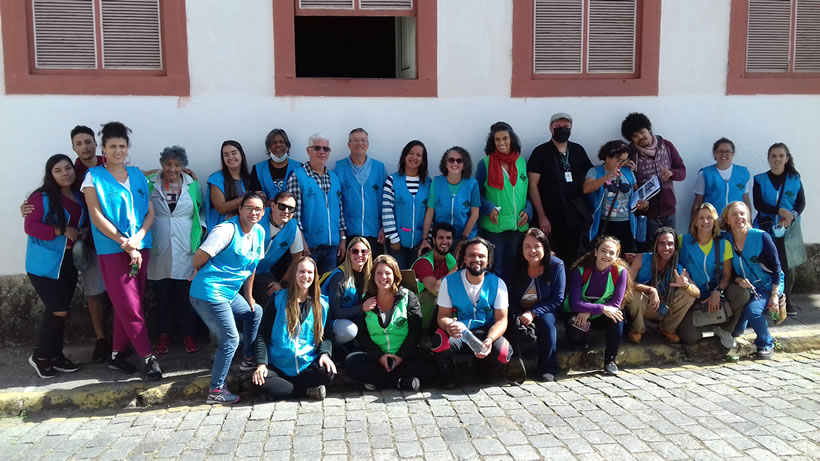 Visita dos alunos da Escola Técnica de Turismo Tancredo Neves, Ubatuba SP