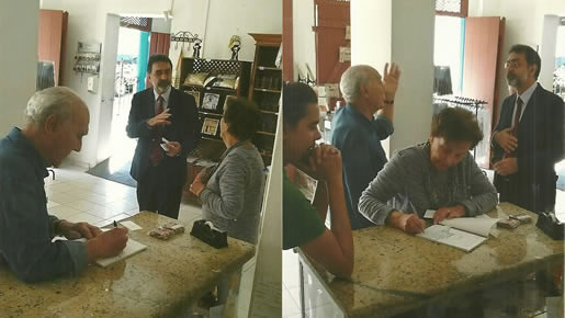 Visita ilustre: Embaixador do Brasil no Líbano Jorge Geraldo Kadri