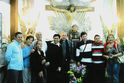 Visita ilustre: Grupo de 75 romeiros do Roteiro de Santuários do Brasil